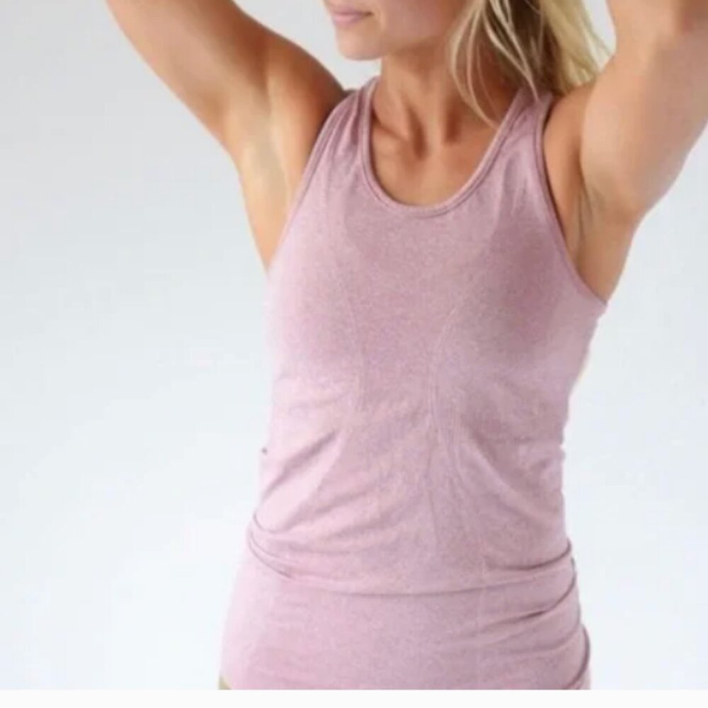 Zyia Active Poppy Charged Racerback Pink Tank Top Medium - Picture 2 of 8